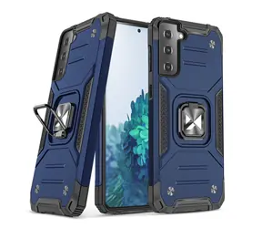 Wozinsky Ring Armor modrá / Kryt na mobil / odolný hybridní / magnetický kroužkový držák / Samsung Galaxy S22+