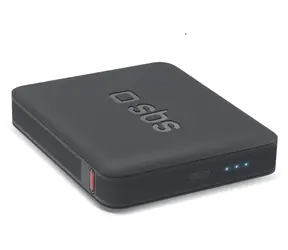 SBS NanoTube černá / Powerbanka / 5000 mAh / 10 W / USB-C / Intelligent Charge