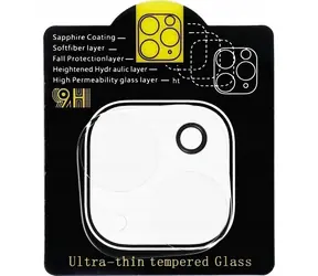OEM ochranné sklo fotoaparátu pro Apple iPhone 16 transparentní / Ochranné sklo fotoaparátu / 5D Full Glue