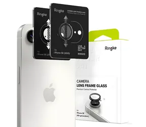 Ringke Camera Frame Protector 2-pack černá / Ochranné sklo fotoaparátu / Apple iPhone 16e a 17e