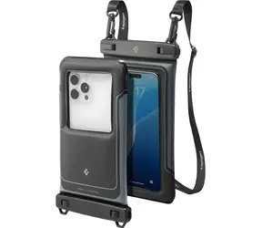 Spigen Aqua Shield A611P matně černá / Voděodolné pouzdro / 2 ks