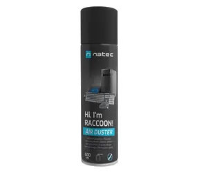 Natec Raccoon NSC-1763 / Stlačený vzduch / 600 ml / Pro PC a elektroniku