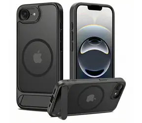 Tech-Protect Magstand MagSafe matná černá / Kryt / Apple iPhone 16e, 17e / MagSafe / stojánek / TPU+PC