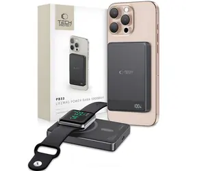 Tech-Protect LifeMag PB33 černá / Powerbanka / MagSafe / 5000 mAh