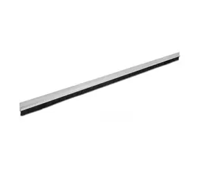 Delock Kartáčová těsnicí lišta s Al profilem, úhlová / Těsnicí lišta / 20 mm / 1 m / hliník-černá