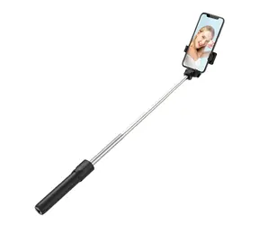 Wozinsky WRY1S Selfie tyč černá / Selfie tyč se stativem / Teleskopická 0,7 m