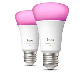 Philips Hue WCA E27 A60 2ks / Chytrá LED žárovka / 810 lm / Bluetooth/Zigbee / stmívatelná