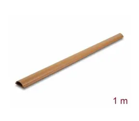 Delock hnědá, dřevodekor / Kabelový kanál / 30 x 11 mm / Samolepicí / Délka 1 m