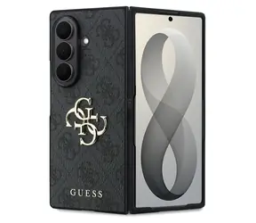 Guess PU 4G Metal Logo šedá / Zadní kryt / Samsung Galaxy Z Fold 8 Ultra