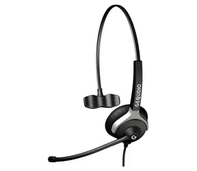 GEQUDIO Headset pro Cisco telefony černý / Náhlavní souprava / Jednostranné sluchátko / Kabelové / Mikrofon Boom