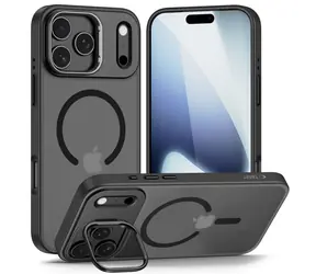 Tech-Protect Magstand MagSafe iPhone 17 Pro Max matná černá / Kryt / TPU+PC / Stojánek / MagSafe