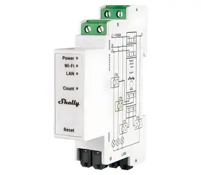 Shelly Pro 3EM 120A / Třífázový měřič spotřeby / WiFi / Bluetooth / Matter / DIN lišta
