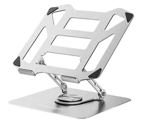 Wozinsky HardStand WDCX-X19-AB stříbrná / Stojan na notebook a tablet / 360° otočný / sklápěcí