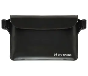 Wozinsky WWS-01 černá / Voděodolná ledvinka / PVC