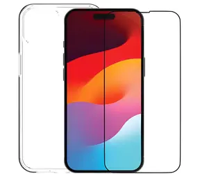 dbramante1928 360 Protection Eco Bundle průhledná / Ochranný set / Eco / pro Apple iPhone 15