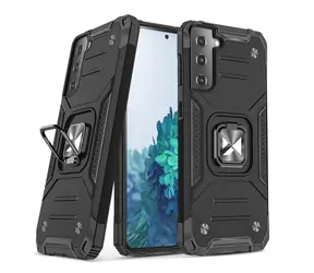 Wozinsky Ring Armor pro Samsung Galaxy S22+ černá / Kryt na mobil / odolný / s magnetickým držákem