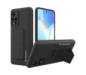 Wozinsky Kickstand Case černá / Kryt na mobil / silikonový / se stojánkem / Xiaomi Redmi Note 11S / Note 11