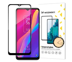 Wozinsky Full Glue tvrzené sklo s rámečkem pro TCL 30E černé