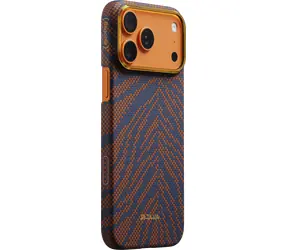 Pitaka Edge Case Breath of Veins Burning Orange / Ochranný kryt / Apple iPhone 17 Pro / MagSafe / aramidové vlákno