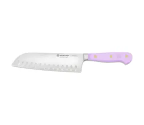 Wüsthof Classic Colour Purple Yam / Nůž santoku / Duté výbrusy / Čepel 17 cm / Ocel X50CrMoV15