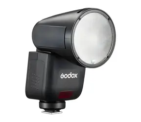 Godox V1 mid N / Blesk s kruhovou hlavou / pro Nikon / TTL / HSS / Li-ion baterie