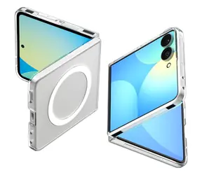 Spigen AirSkin MagFit čiro-bílá / Ochranný kryt / Samsung Galaxy Z Flip 8 / MagSafe