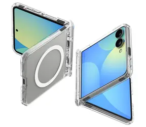Spigen Ultra Hybrid Pro MagSafe pro Samsung Galaxy Z Flip8 čirá/bílá / Ochranný kryt / vestavěné magnety