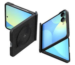 Spigen Air Skin Aramid MagFit černá / Ochranný kryt pro Samsung Galaxy Z Flip8 / MagSafe
