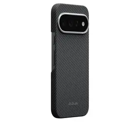 Pitaka Edge Case černá/šedá Twill / Kryt / Google Pixel 11 Pro XL / MagSafe / Aramidové vlákno