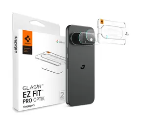 Spigen Glass tR EZ Fit Optik Pro pro Google Pixel 11 / Ochranné sklo na fotoaparát / 2 ks / tvrzené sklo 9H