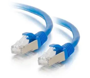 Mercodan Cat6a S/FTP 3m modrá / Patch kabel / S/FTP / Cat6a