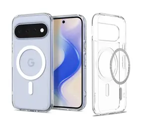 Spigen Ultra Hybrid MagSafe clear white / Ochranný kryt / Google Pixel 11 / TPU+PC