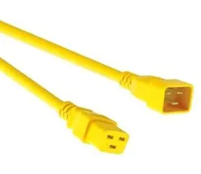 Mercodan C20-C19 žlutá / Napájecí kabel
