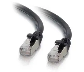 Mercodan Cat6a S/FTP 3m černá / Patch kabel / S/FTP / Cat6a