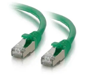 Mercodan Cat6a S/FTP 3m zelená / Patch kabel / RJ-45 / LSZH