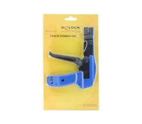 DeLock Kleště na stahovací pásky 2,4-4,8 mm černo-modrá / Kleště / Plast