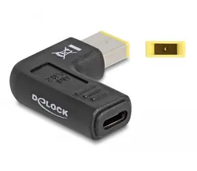 Delock USB-C – Lenovo 11x4,5mm černá / Napájecí adaptér pro notebook / 90° / 20 V / 3 A