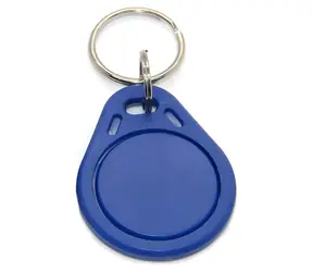 Xtendlan RFID klíčenka k dveřním stanicím modrá / Klíčenka / RFID 13,56 MHz / s číslem