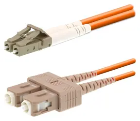 XtendLan FO patch LC-SC 10m / Optický patch kabel / 62,5/125 duplex / LS0H