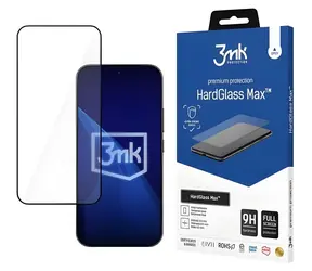 3mk HardGlass Max Black / Tvrzené sklo / Xiaomi 17T / 9H