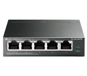 TP-Link TL-SG105PE V2.4 / Switch / 5x GE / 4x PoE+ / Smart / 65W