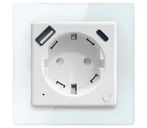 Immax NEO SMART Nexa / Chytrá zásuvka / bez kolíku (typ F) / 16A / 1x USB-A / 1x USB-C PD 20W / Wi-Fi / TUYA / LIDL