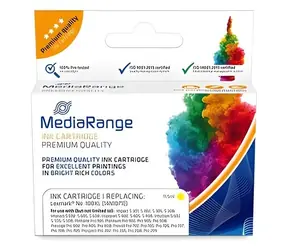 MediaRange Lexmark 100XL žlutá / Inkoustová kazeta / kompatibilní / náhrada za 14N1071E