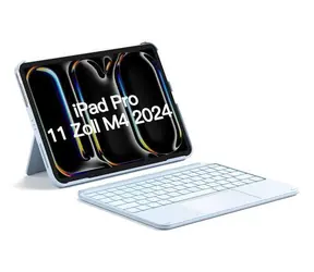 Inateck Ace Touch modrá / Klávesnicové pouzdro / iPad 11"/10. generace / touchpad / Bluetooth 5.3 / QWERTZ