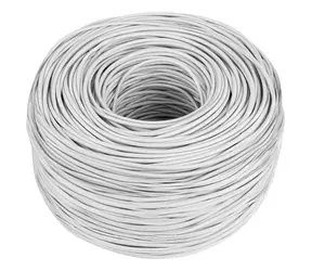 Lanberg UTP kabel Cat5e 305m drát CU LSZH šedá / Síťový kabel / 100 MHz / AWG24 / Fluke Passed