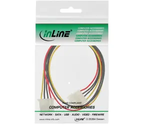InLine / Prodlužovací kabel / 4-pin Molex / 30 cm