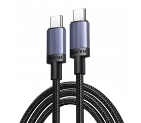 Ugreen Kabel USB-C - USB-C 2 m černo-šedá / Kabel / USB-C - USB-C / 2 m