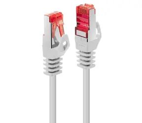 Lindy Basic bílá / Patch kabel / Cat6 / S/FTP / 0,3 m / RJ-45