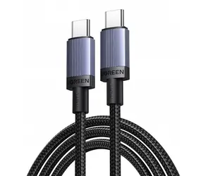 Ugreen USB-C kabel 0,5 m černo-šedá / Kabel / USB-C (M) - USB-C (M)