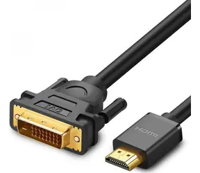 Ugreen Kabel HDMI - DVI-D 3m černá / Video kabel / HDMI (M) - DVI-D (M)